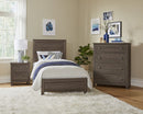Vaughan Bassett Fundamentals 4 Drawer Chest in Grey