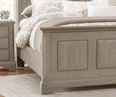 Vaughan-Bassett Heritage Cal King Mansion Bed in Greystone