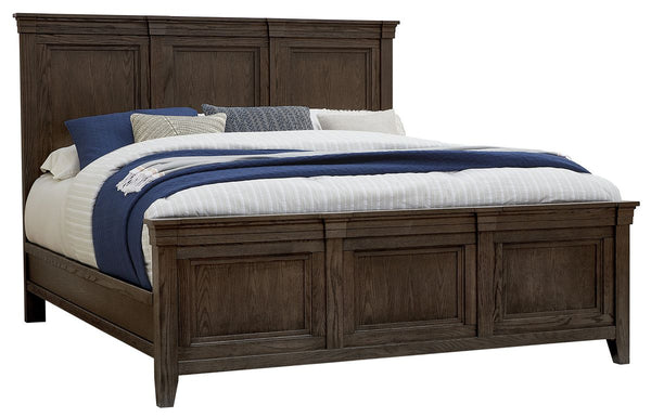 Vaughan-Bassett Passageways Charleston Brown Cal King Mansion Bed in Dark Brown image