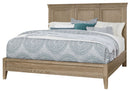 Vaughan-Bassett Passageways Deep Sand Cal King Mansion Bed with Low Profile Footboard in Medium Brown image