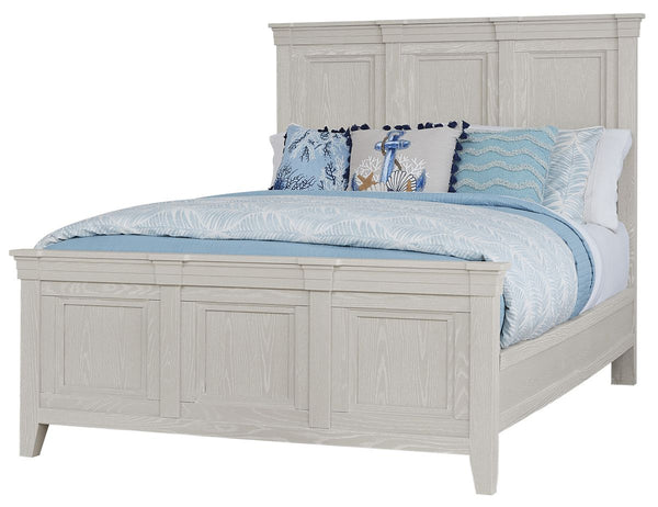 Vaughan-Bassett Passageways Oyster Grey Cal King Mansion Bed in Grey image
