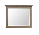 Vaughan Bassett Carlisle Landscape Mirror in Natural Grey image