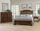 Vaughan-Bassett Joinery Plank King Poster Bed in Natural Oak 192