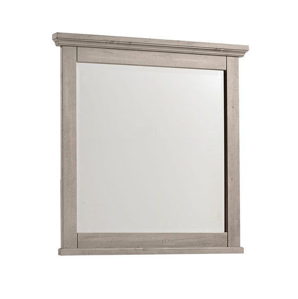Vaughan-Bassett Joinery Landscape Mirror in Washed White Oak image