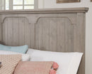 Vaughan-Bassett Joinery Queen Panel Bed in Washed White Oak 194