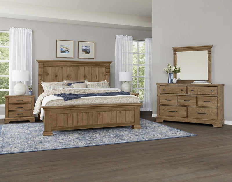 Vaughan Bassett Yosemite 3 Drawer Nightstand in Natural