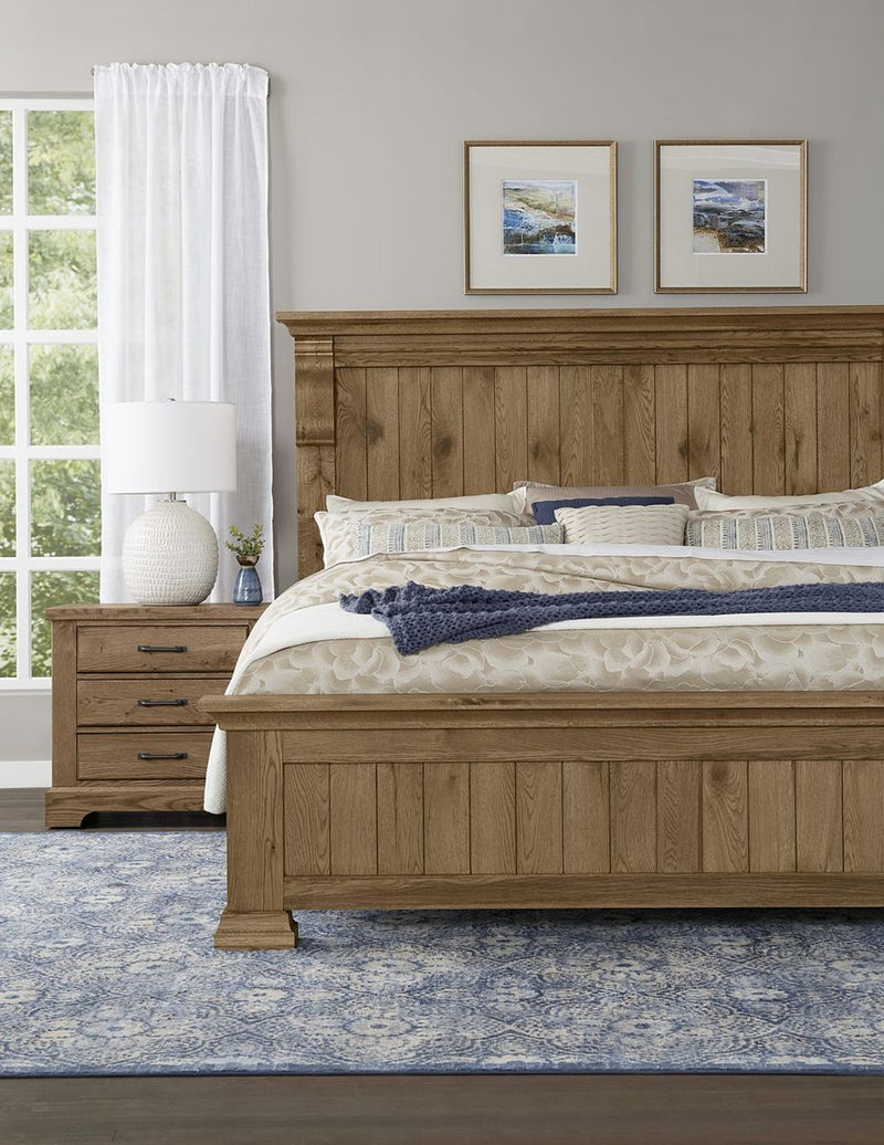 Vaughan Bassett Yosemite 3 Drawer Nightstand in Natural