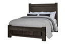 Vaughan Bassett Dovetail Cal King Poster Bed with 6x6 Footboard in Java image