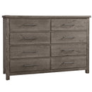 Vaughan Bassett Dovetail 8-Drawer Dresser in Mystic Grey image