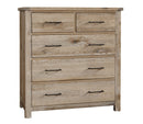 Vaughan Bassett Dovetail Standing Dresser in Sun Bleached White image