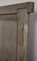 Vaughan Bassett Yellowstone King American Dovetail Panel Bed in Dapple Grey