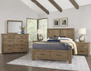 Vaughan Bassett Yellowstone 2 Drawer Nightstand in Chestnut Natural