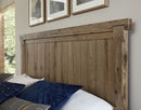 Vaughan Bassett Yellowstone King American Dovetail Panel Bed in Chestnut Natural