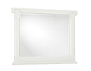 Vaughan Bassett Yellowstone American Dovetail Mirror in White & Buckskin image