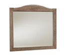Vaughan Bassett Cool Farmhouse Arched Mirror in Natural image