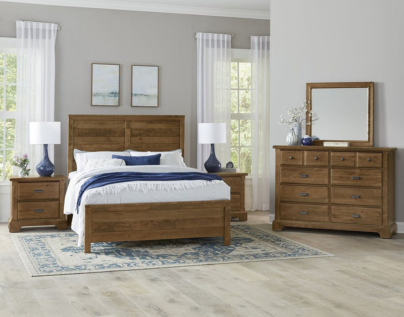 Vaughan Bassett Lancaster County 8 Drawer Dresser in Amish Cherry