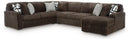 Midnight-Madness Sectional with Chaise