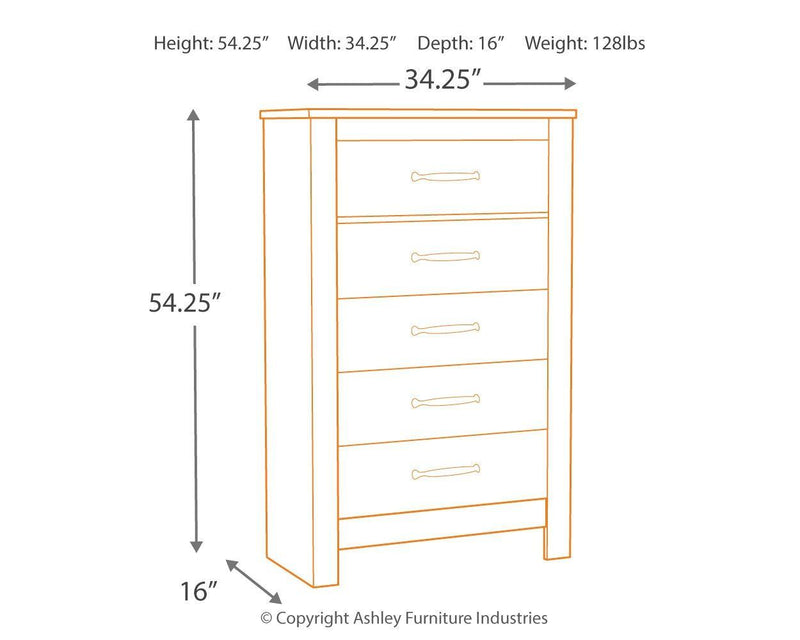 Bellaby - Five Drawer Chest