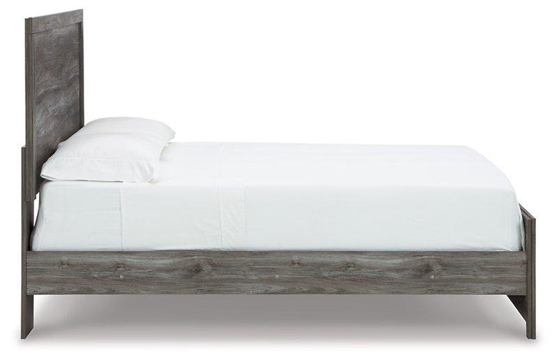 Bronyan Dark Gray Queen Panel Bed