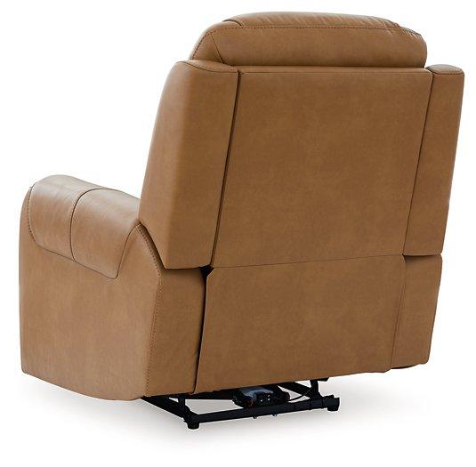 Card Player Cappuccino Power Recliner