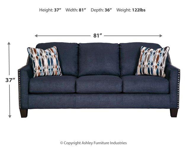 Creeal Heights Ink Sofa and Loveseat