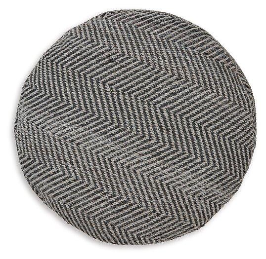Dordie Taupe/Charcoal Pouf