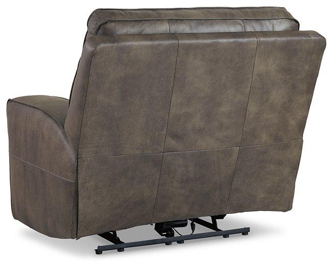 Game Plan Concrete Oversized Power Recliner