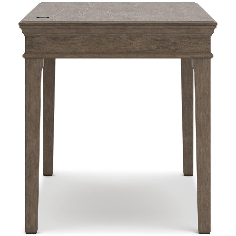 Janismore Weathered Gray Home Office Small Leg Desk