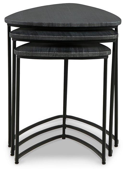 Olinmere Black Accent Table (Set of 3)