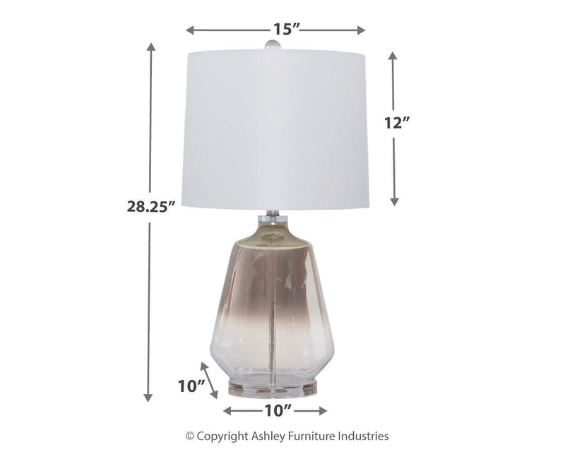 Jaslyn - Glass Table Lamp (1/cn)