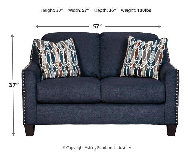 Creeal Heights Ink Sofa and Loveseat