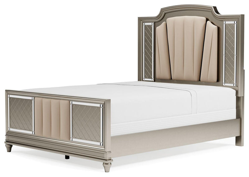Chevanna - Upholstered Panel Bed