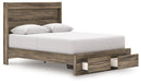 Elbrim Panel Storage Bed