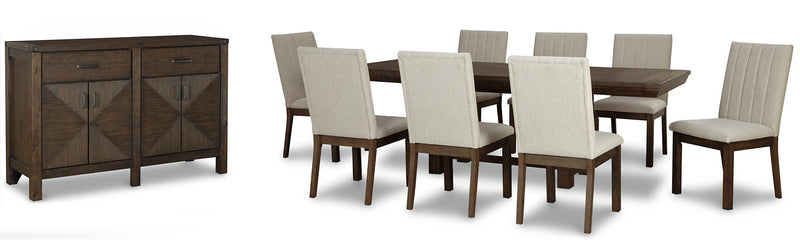 Dellbeck 10-Piece Dining Package