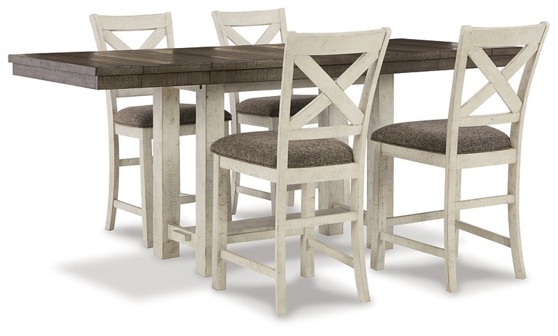 Brewgan 5-Piece Counter Height Dining Package