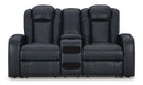 Fyne-Dyme Power Reclining Loveseat with Console