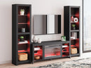 Cayberry Entertainment Center with Electric Fireplace