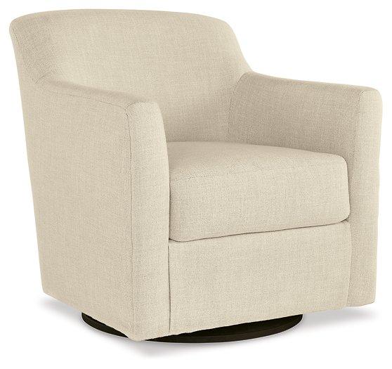 Bradney Linen Swivel Accent Chair image