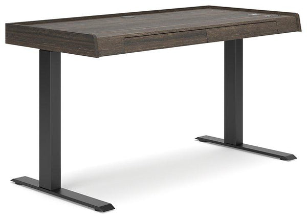 Zendex Dark Brown 55" Adjustable Height Desk image