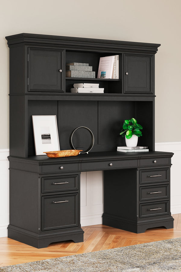 Beckincreek Home Office Credenza with Hutch image