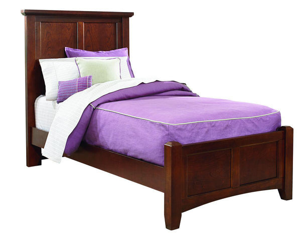 Vaughan-Bassett Bonanza Twin Mansion Bed Bed in Cherry image
