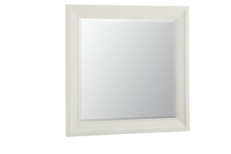Vaughan-Bassett Maple Road Landscape Mirror in Soft White/Natural Top image